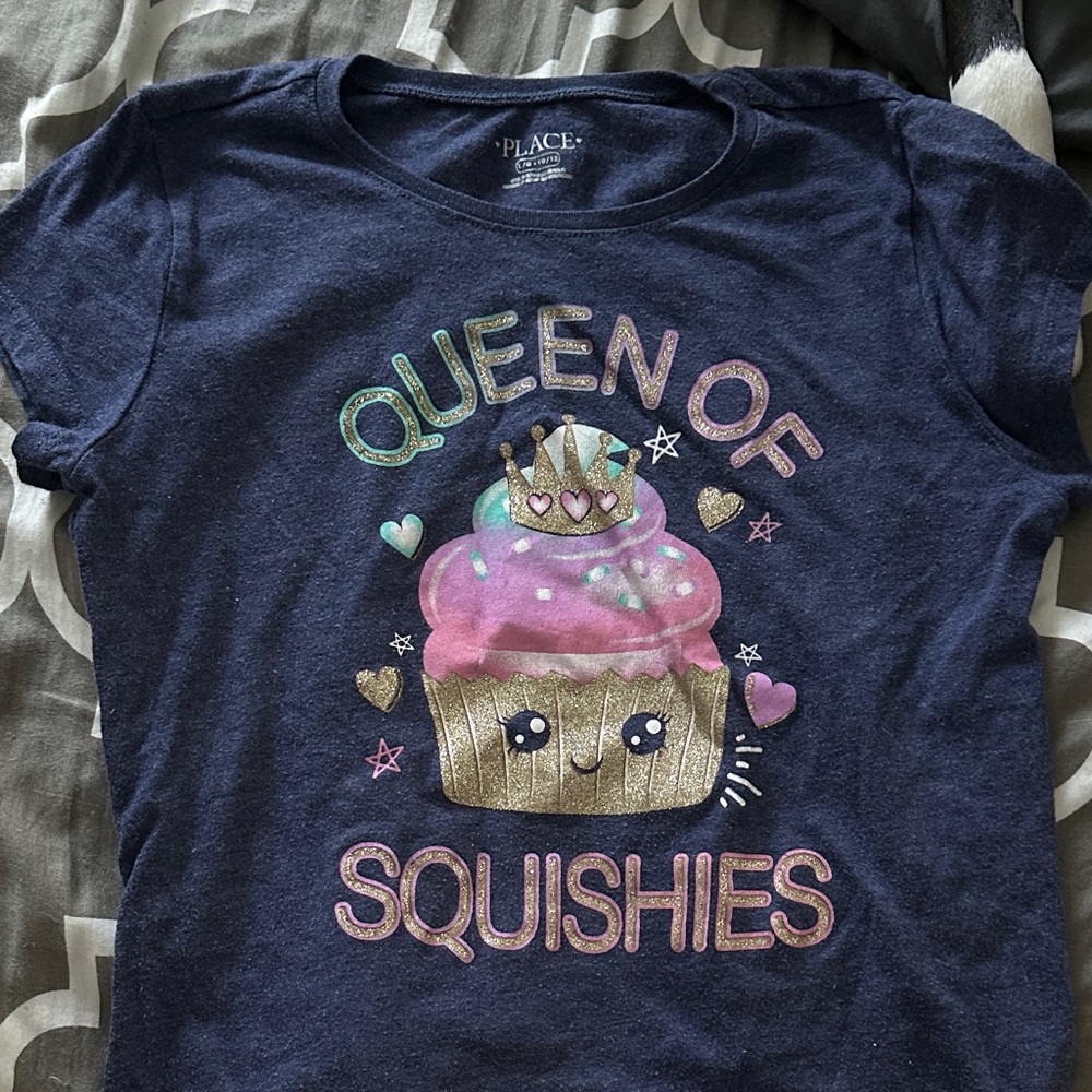 The Children's Place Navy 'Queen of Squishies' T-Shirt